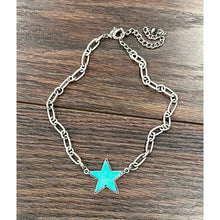  15" Star Turquoise Necklace