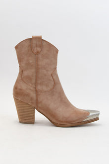  Dakota Metallic Toe Western Bootie