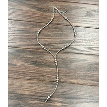  Handmade 31" Clustered Silver Navajo Tassel Necklace