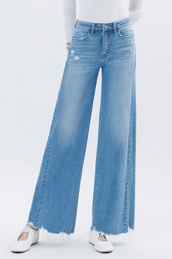 Vervet High Rise Raw Hem