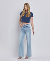 HIGH RISE SUPER WIDE LEG JEANS