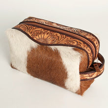  Toiletry Genuine Western Hair on Leather Women Bag