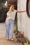 SUN-SOAKED DAYS OPEN-KNIT FISHNET SWEATER TOP
