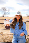 STOCK SHOW MOM SOCIAL CLUB TRUCKER HAT