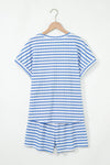 Stripe Top and Shorts Set