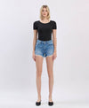 SUPER HIGH RISE A-LINE MOM SHORTS