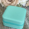 Travel Jewelry Box "Seafoam"