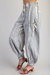 Soft Washed Striped Jogger Pants