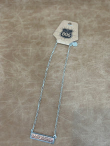  Bronze Bar Necklace
