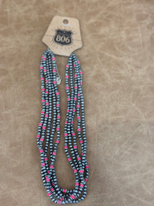  Pink / Navajo Pearl Necklace