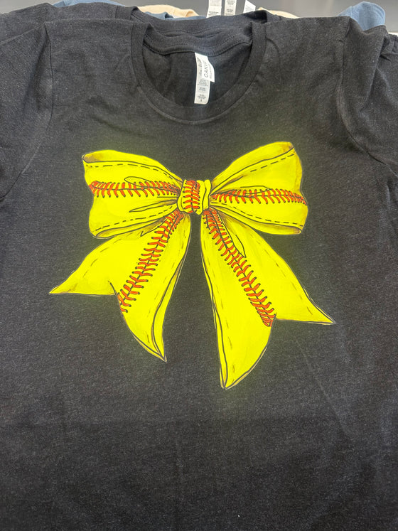 Softball Bow T-Shirt