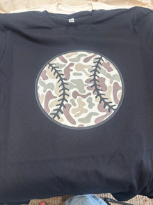  Camo Baseball T-Shirt