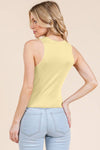 CREW NECK BASIC DOUBLE LAYERS TANK TOP