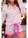 Santa's Favorite Ruffle Pajama Set