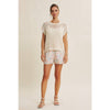 SUN-SOAKED DAYS OPEN-KNIT FISHNET SWEATER TOP