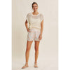 SUN-SOAKED DAYS OPEN-KNIT FISHNET SWEATER TOP