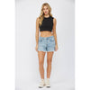 HIGH RISE SHORTS - Mica